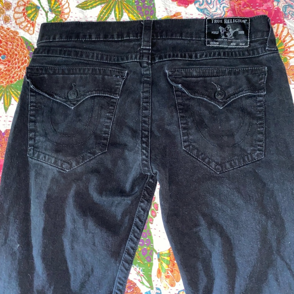 black true religion jeans